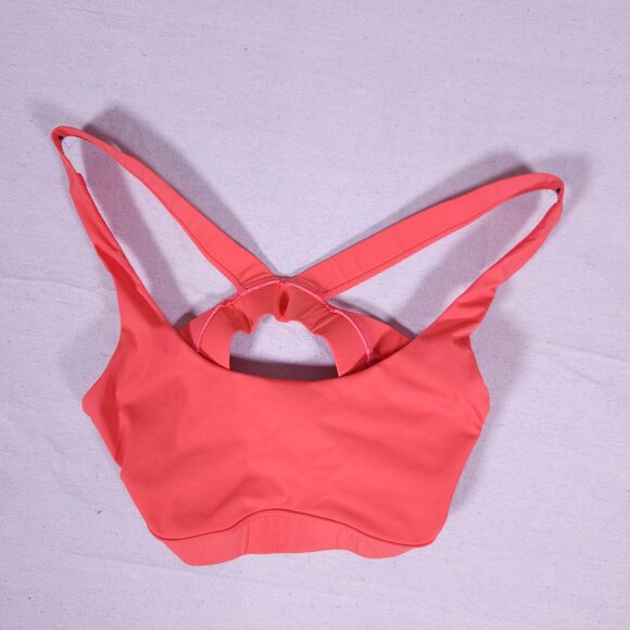 Vuori Stride Bra Large Open Back Orange Sports Running Yoga Gym Athletic - Picture 1 of 8